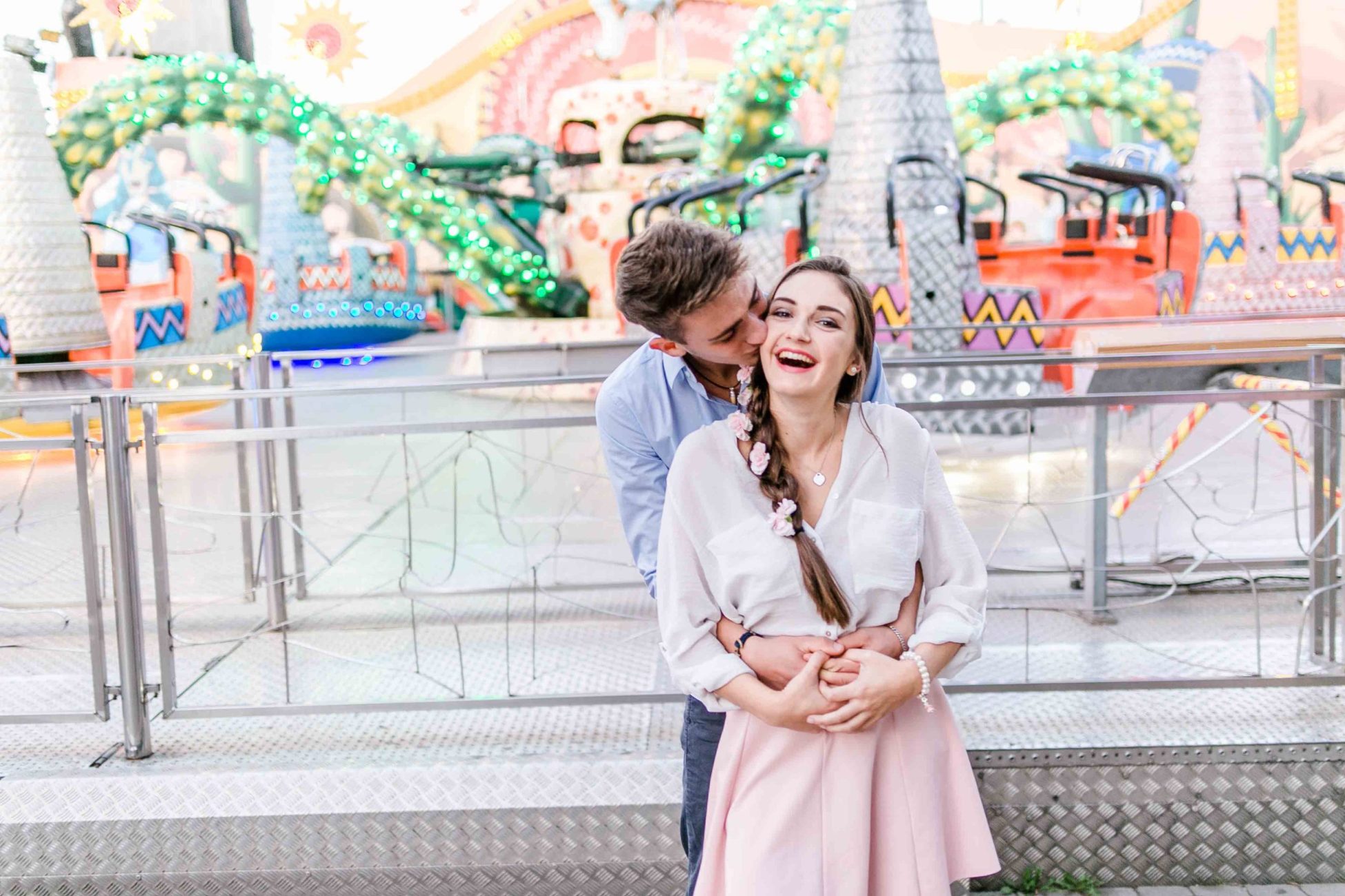 Paarfotoshooting Prater Wien heiraten Prater Hochzeit