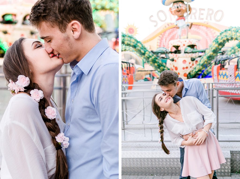 Paarfotoshooting Prater Wien heiraten Prater Hochzeit