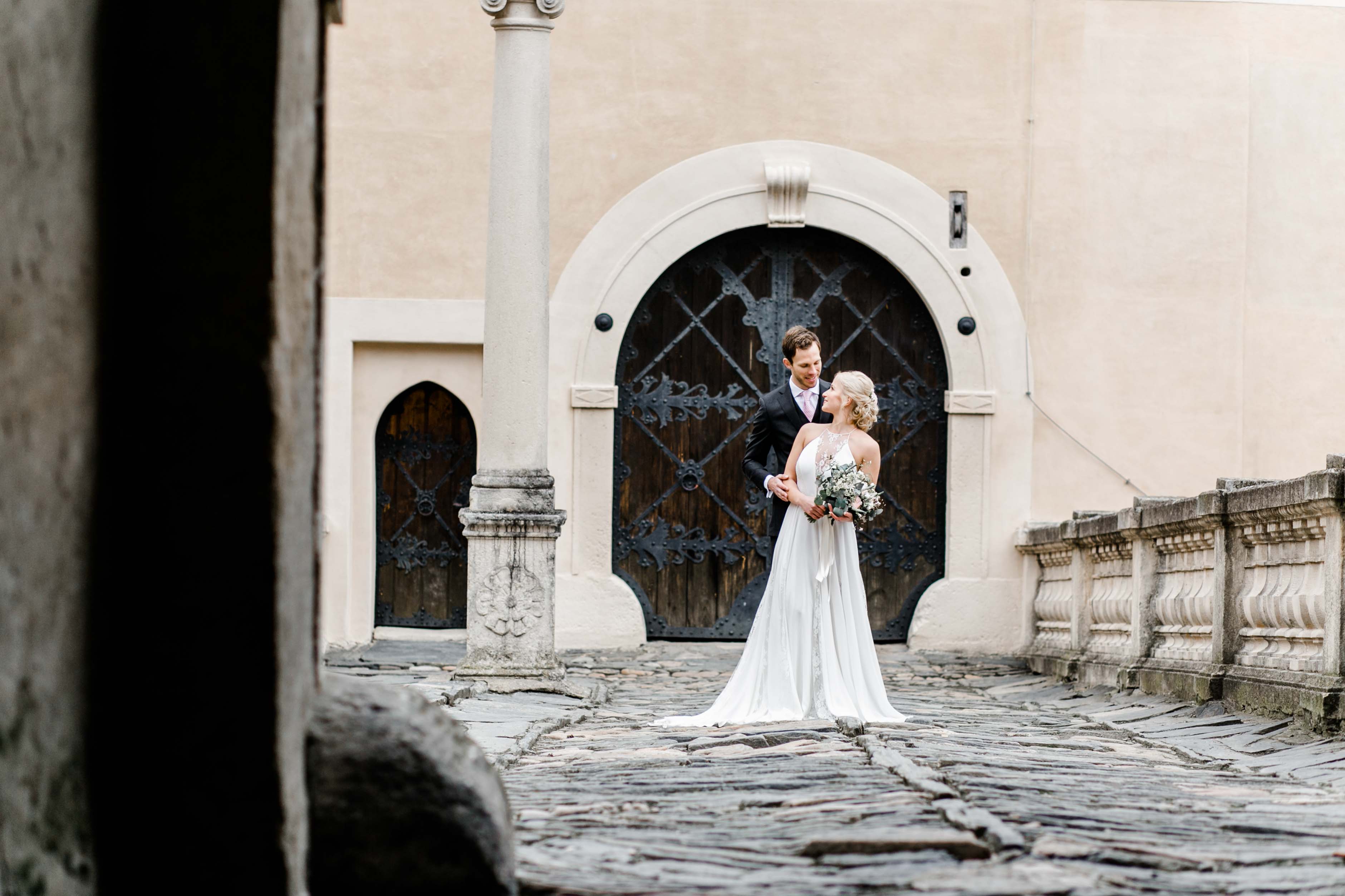 Hochzeit Rosenburg Brautpaar