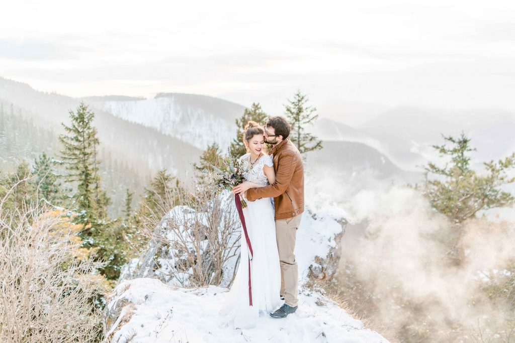 Denise Kerstin Wien Hochzeitsfotograf Mödling heiraten Schnee Winterhochzeit After Wedding im Schnee 