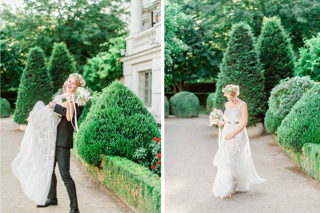 Mödling Hochzeitsfotograf Wien heiraten Palais Coburg Hochzeit Fiaker fahren