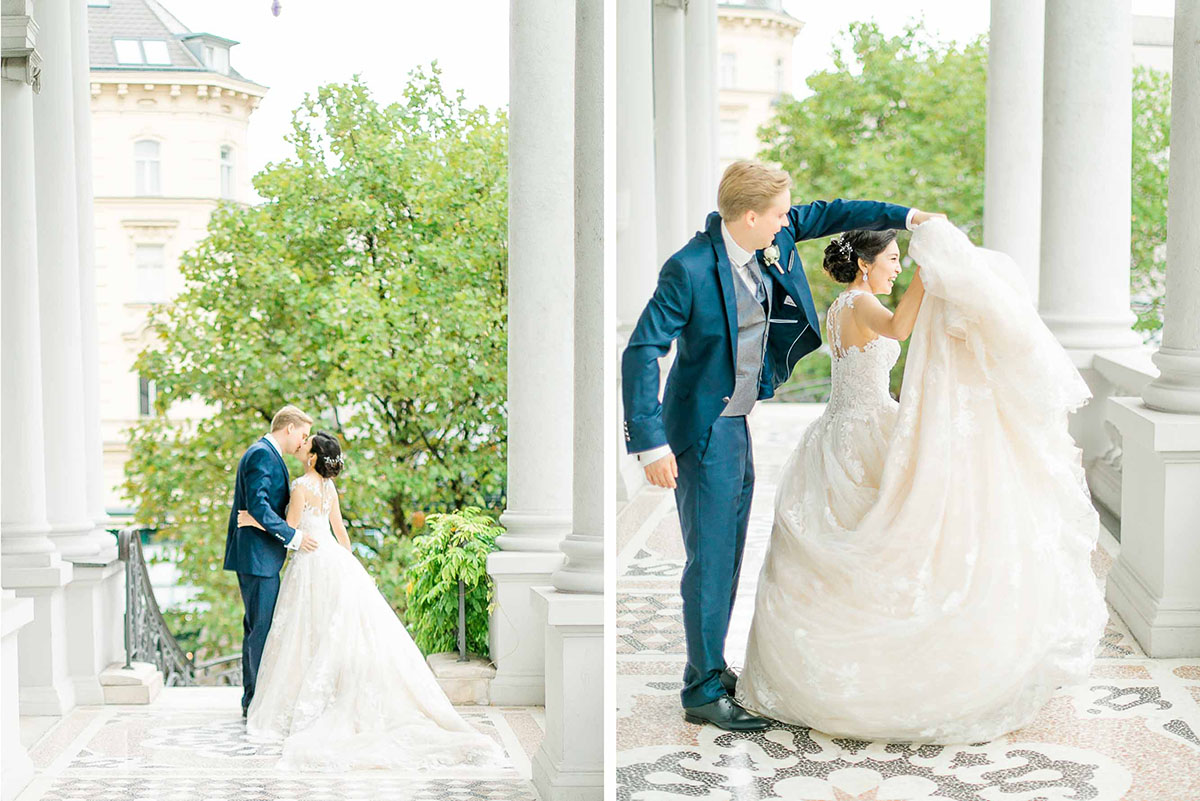 Prinzessinnenhochzeit Palais Corpus Palaishochzeit Prinzessinnenkleid Wien