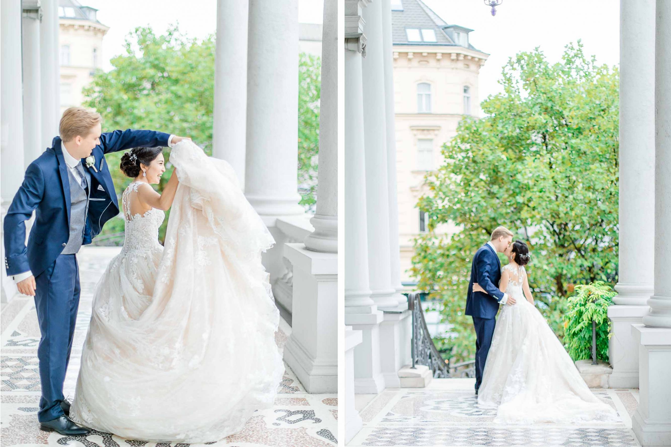 Mödling Hochzeitsfotograf Wien heiraten Palais Coburg Hochzeit