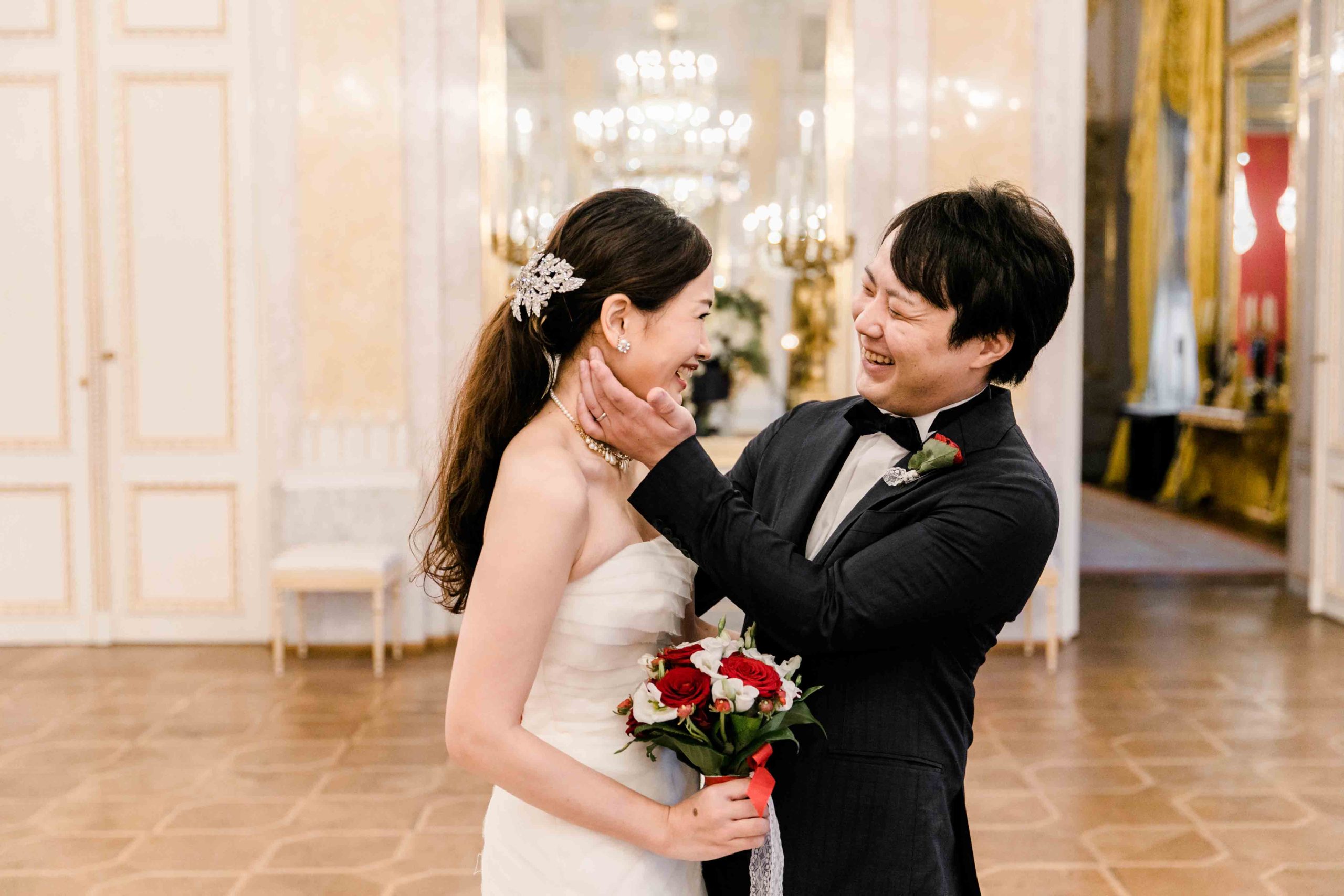 Prinzessinnen Boho Hochzeit Albertina heiraten Wien Hochzeitsfotograf Hochzeit in der Albertina