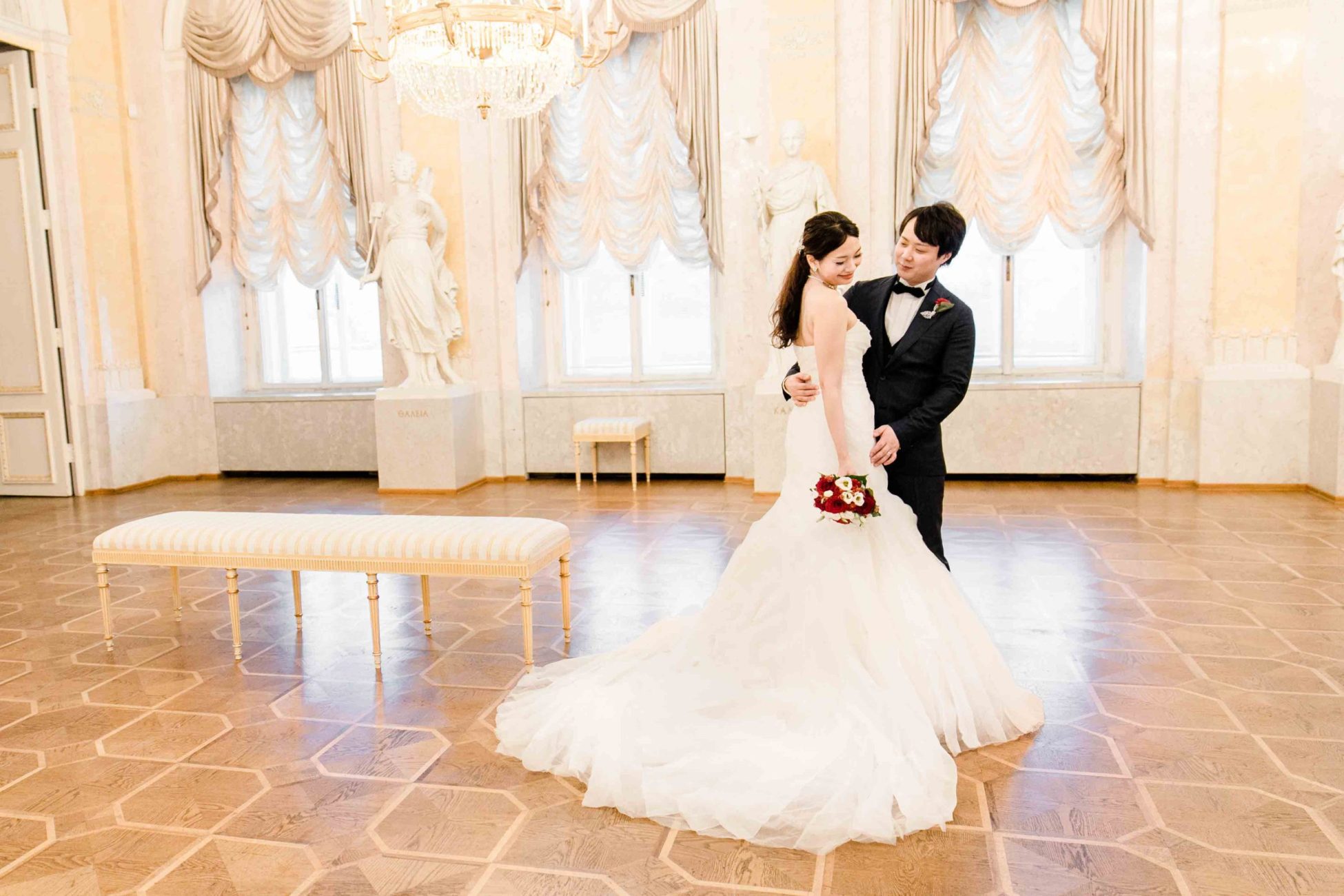 Prinzessinnen Boho Hochzeit Albertina heiraten Wien Hochzeitsfotograf