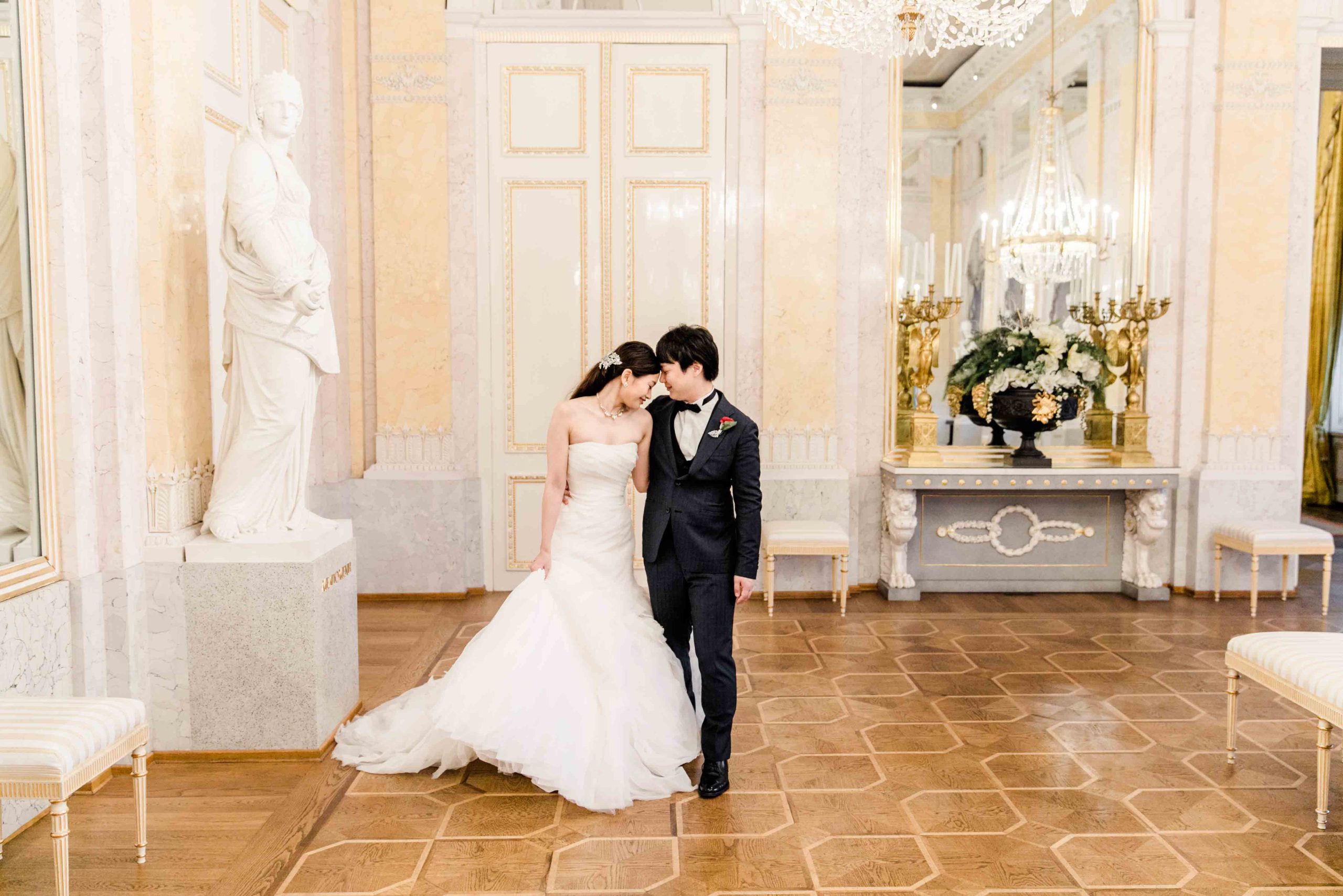 Prinzessinnen Boho Hochzeit Albertina heiraten Wien Hochzeitsfotograf Hochzeit in der Albertina
