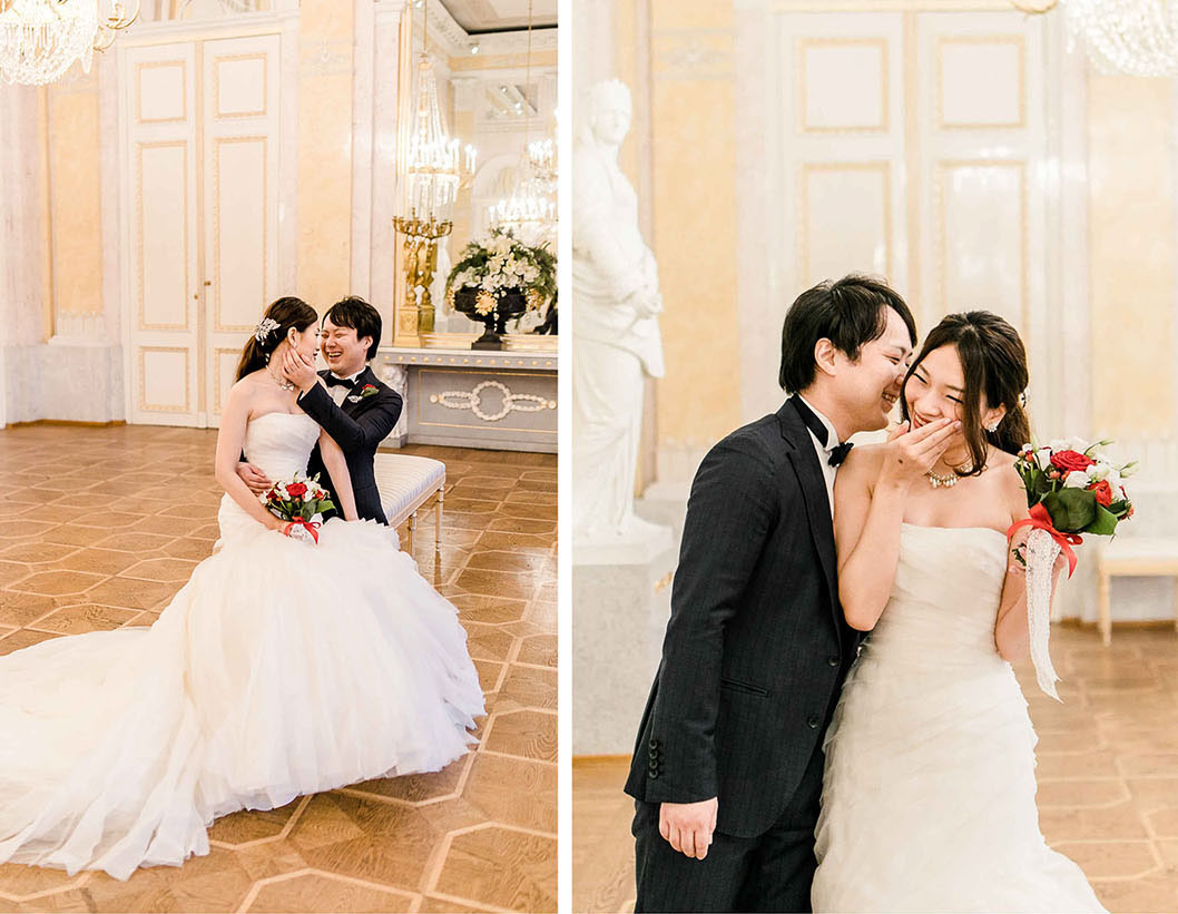 Prinzessinnen Boho Hochzeit Albertina heiraten Wien Hochzeitsfotograf Hochzeit in der Albertina