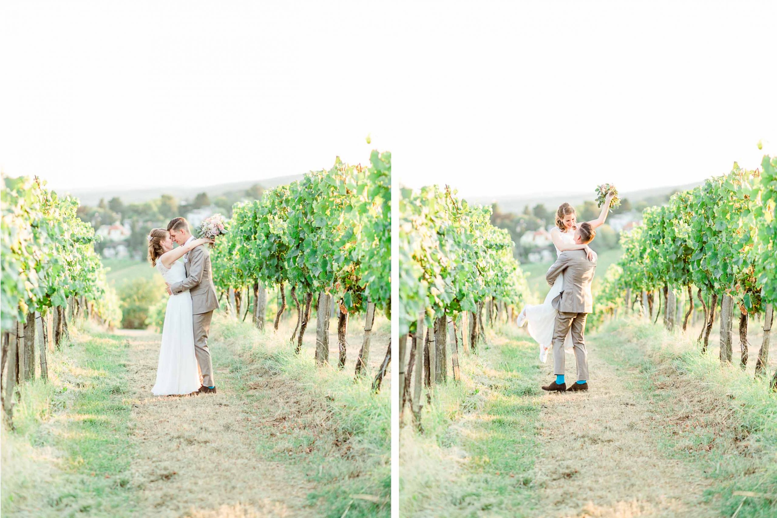 Hochzeit Kahlenberg Ellipse heiraten Kahlenberg Hochzeitsfotograf Wien Standesamtliche Hochzeit Paarfotos Weinreben Brautpaarfotos Weinberge