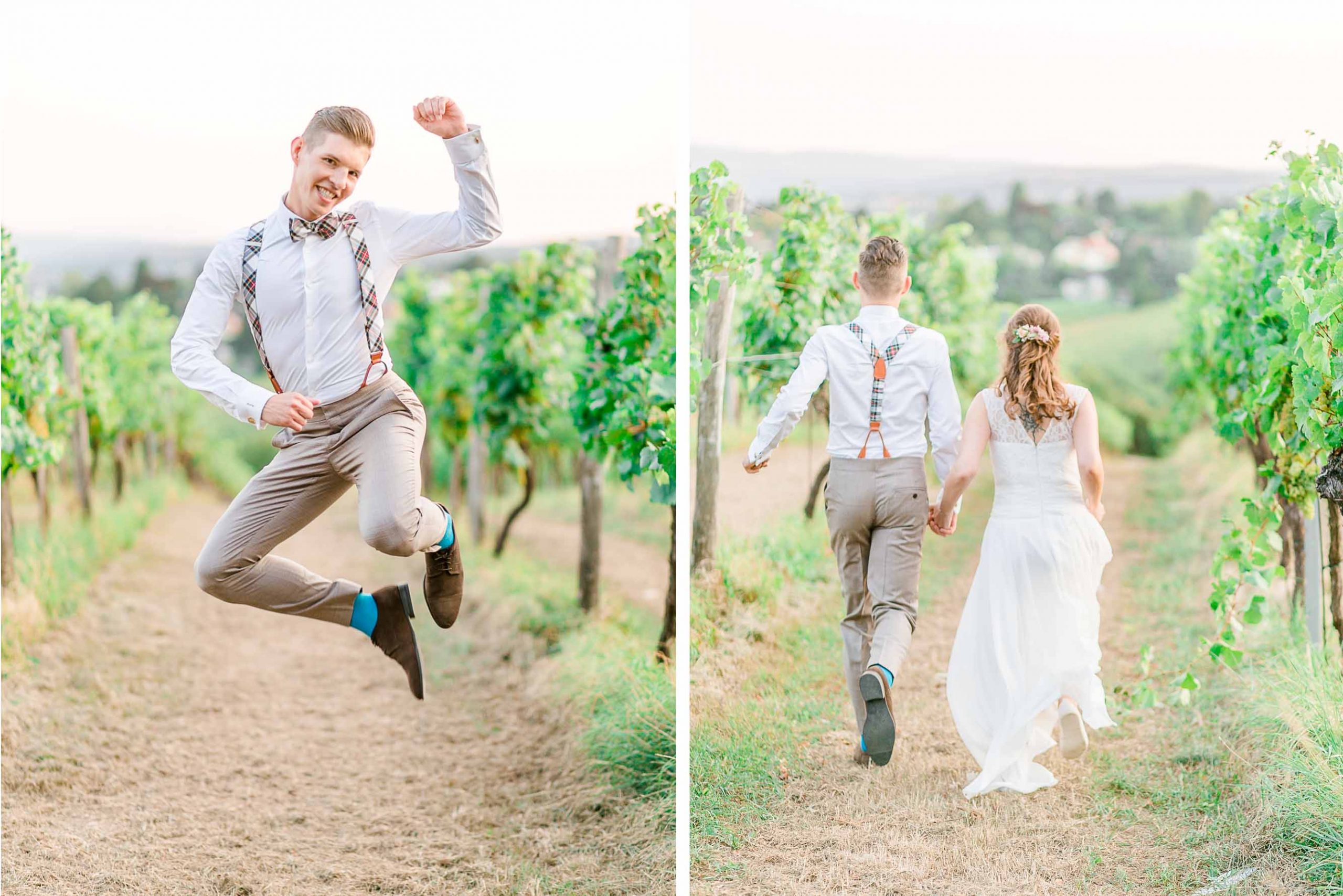 Hochzeit Kahlenberg Ellipse heiraten Kahlenberg Hochzeitsfotograf Wien Standesamtliche Hochzeit Paarfotos Weinreben Brautpaarfotos Weinberge