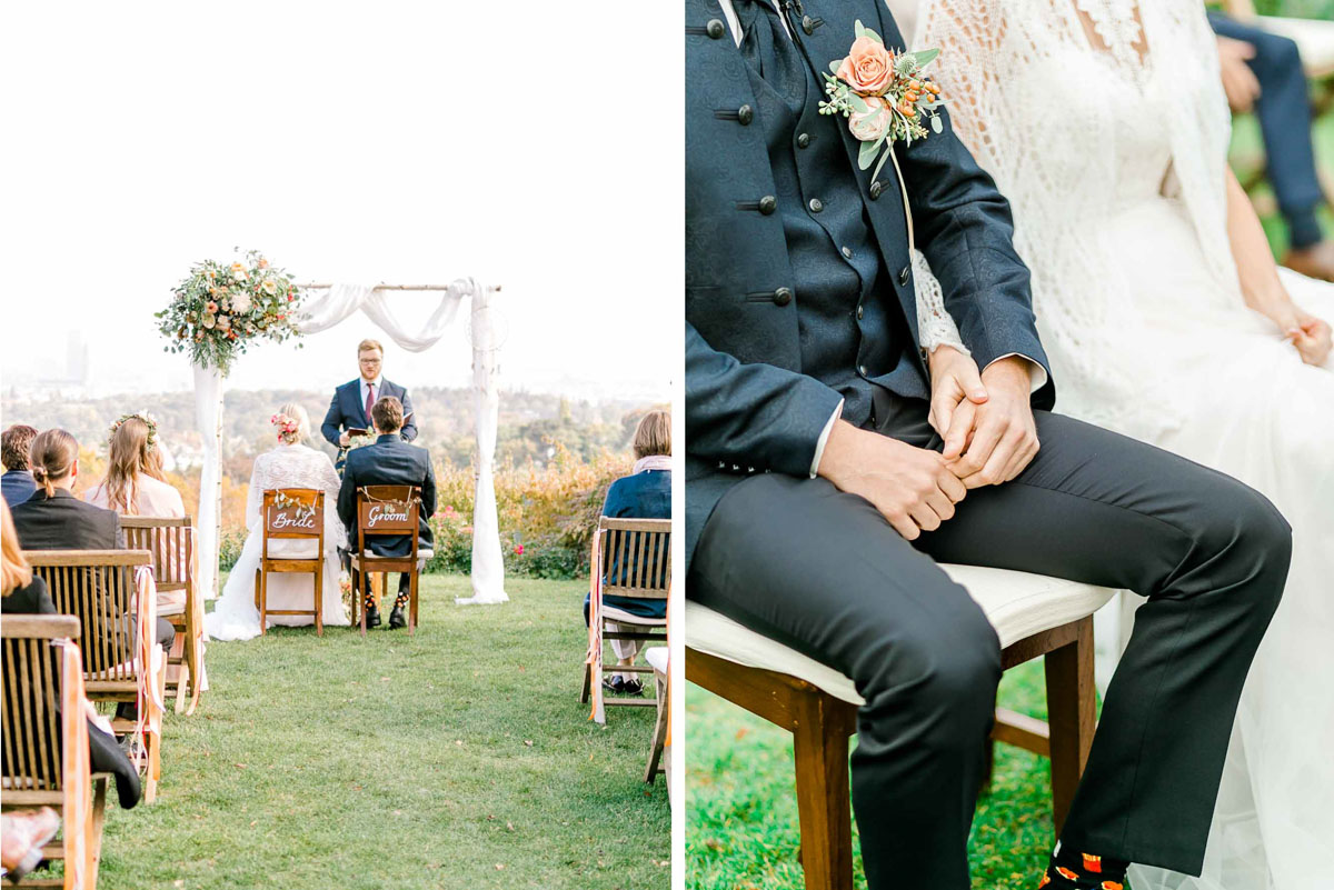 Weingärten heiraten Hochzeitsfotos Hochzeit Weingut Reisenberg heiraten outdoorwedding im Freien heiraten in Wien