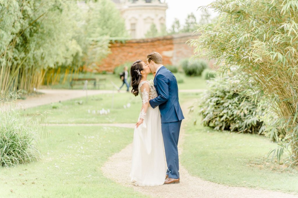 Hochzeit beim Belvedere Hochzeitsfotos Wien Innenstadt Paarfotos Belvedere couple Belvedere