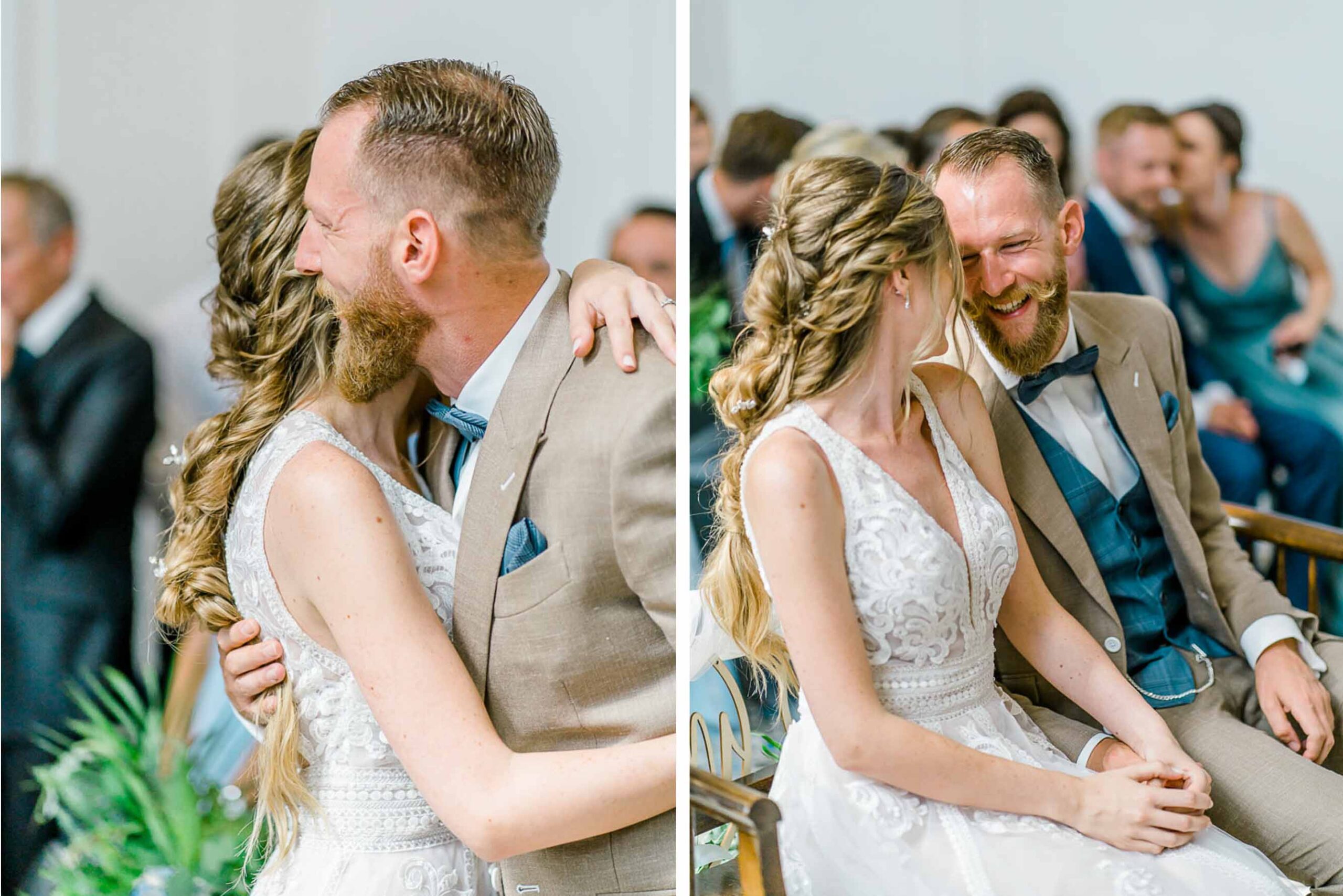 heiraten Refugium Hochstrass Hochzeit im Freien heiraten standesamtliche Trauung Zeremonie greenery Hochzeit Brautpaarfotos Wald Rauchbomben Zeremoniebogen