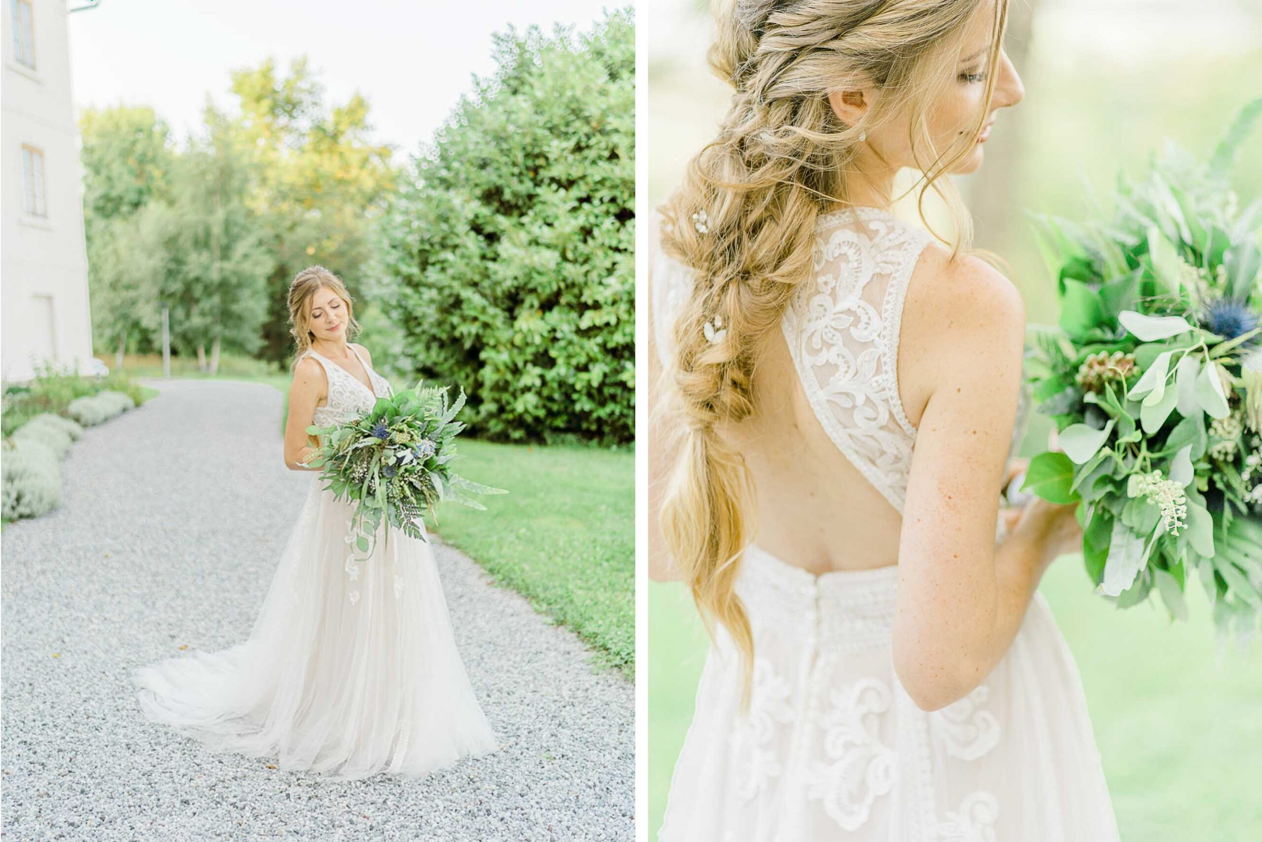 heiraten Refugium Hochstrass Hochzeit im Freien heiraten standesamtliche Trauung Zeremonie greenery Hochzeit Brautpaarfotos Wald Rauchbomben Brautpaarfotos Brautportrait