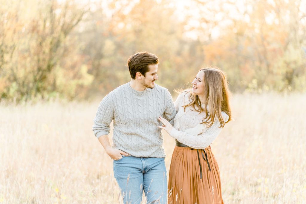 Paarfotos in der Natur Lobau Wien Verlobung