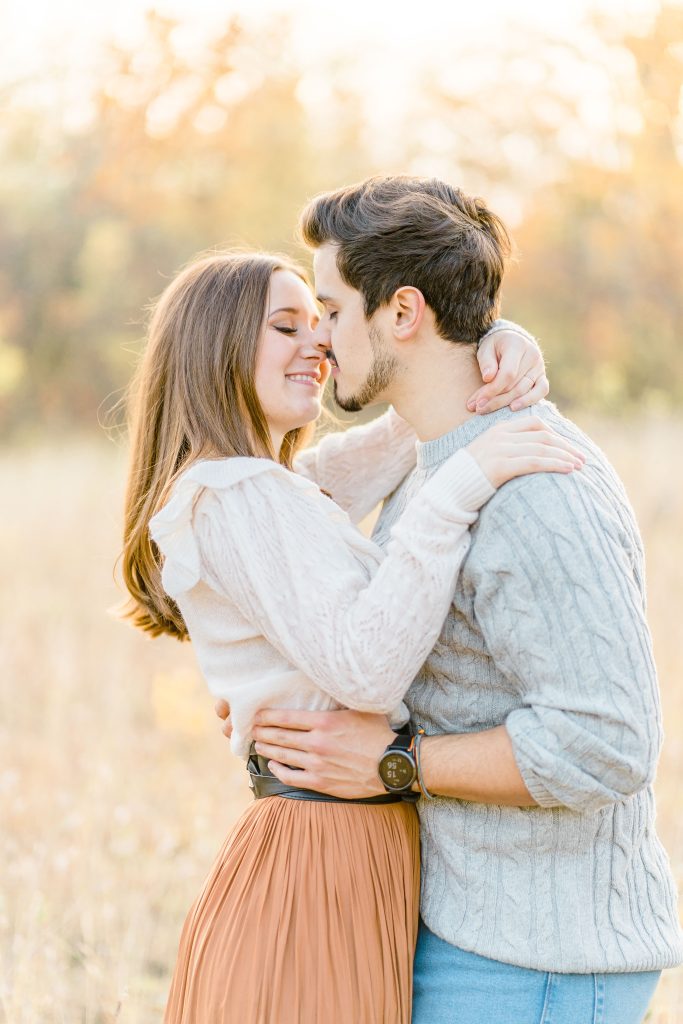 Paarfotos in der Natur Lobau Wien Verlobung