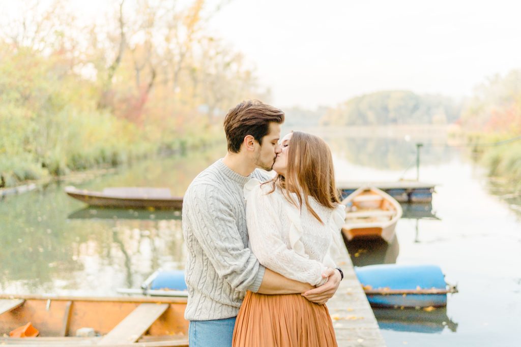 Paarfotos in der Natur Lobau Wien Verlobung