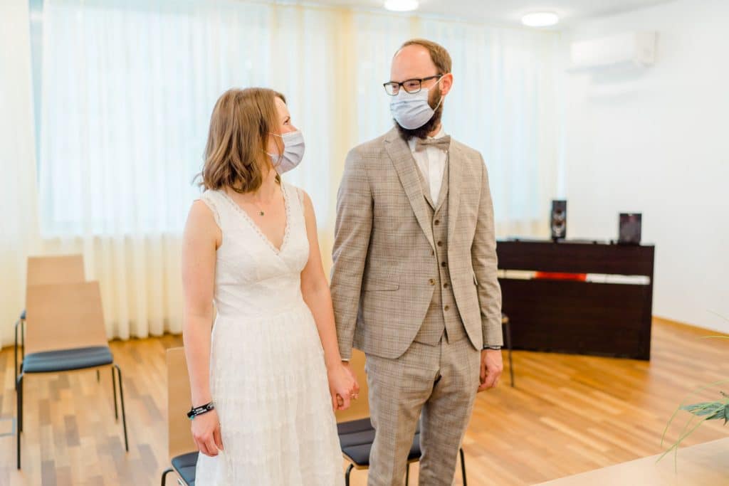Hochzeit Standesamt Wien Zentrum 1010 Coronahochzeit Strudelhofstiege Palais Liechtenstein