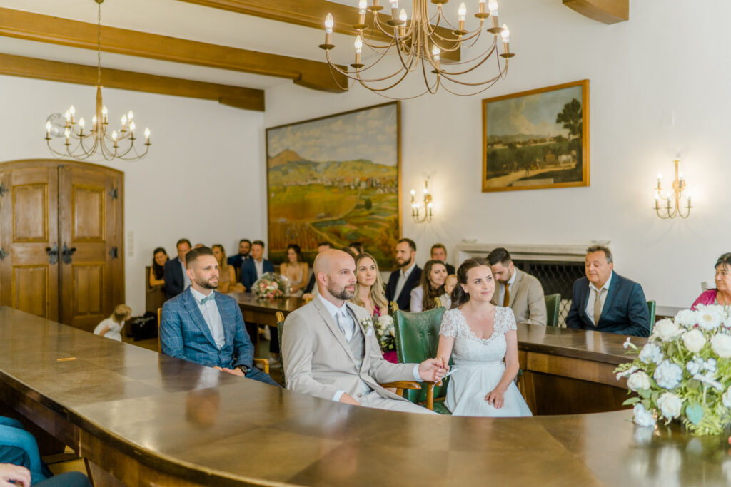 Hochzeit im Rathaus Gumpoldskirchen in Mödling Standesamt Heirat