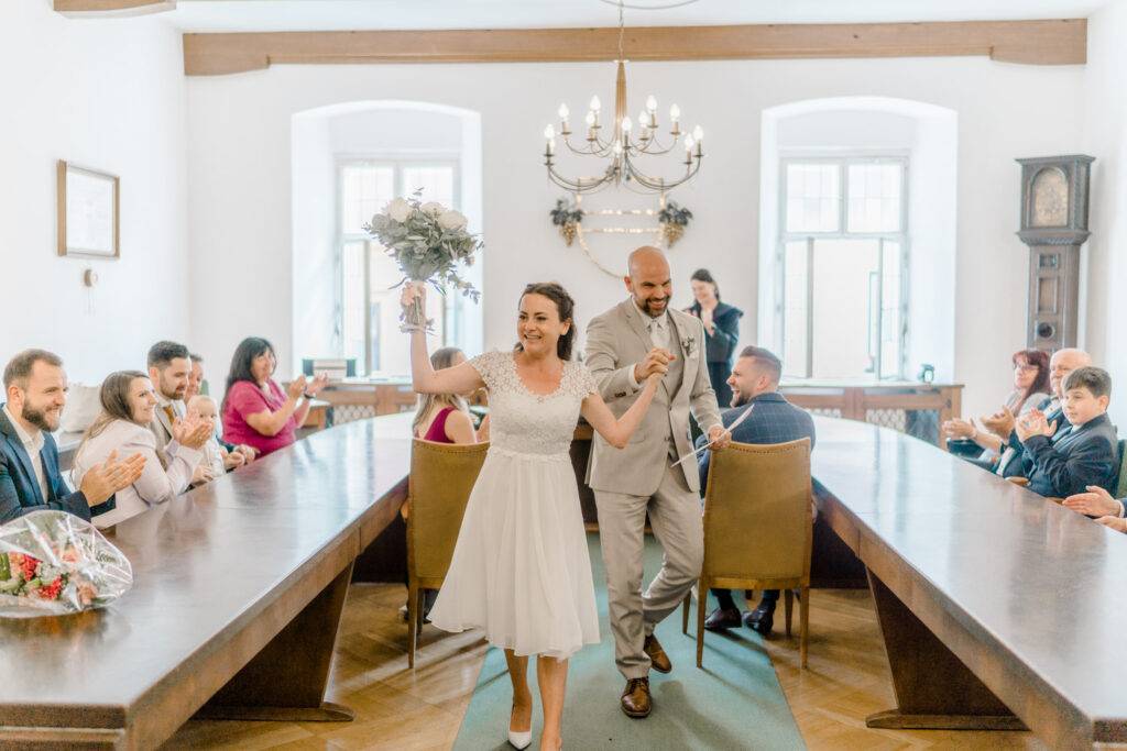 Hochzeit im Rathaus Gumpoldskirchen in Mödling Standesamt Heirat