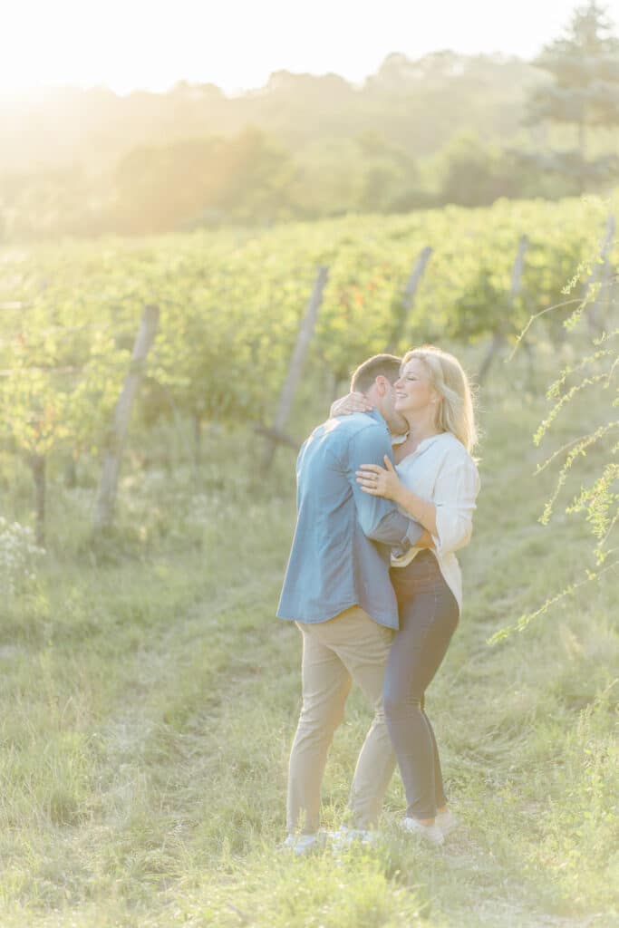 Paarfoto Gutschein Weinberge Paarshooting Natur