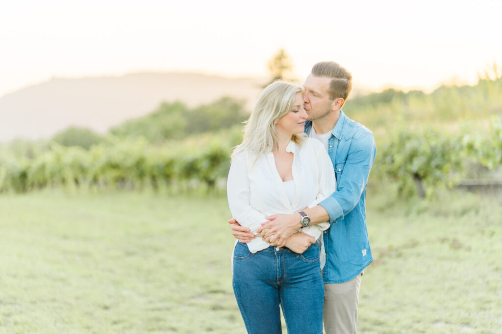 Paarfoto Gutschein Weinberge Paarshooting Natur