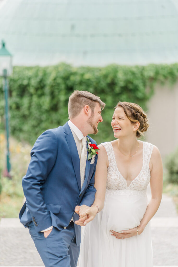 Hochzeit Standesamt Baden Kurpark schwanger heiraten