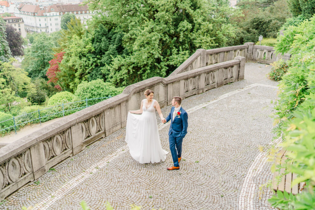 Hochzeit Standesamt Baden Kurpark schwanger heiraten