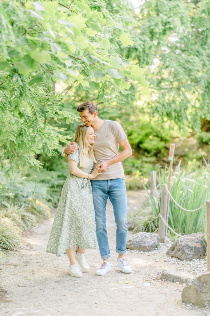 Blumengärten Hirschstetten Paarfotos Donaustadt Fotografin Wien Hochzeit Blumengärten Hirschstetten