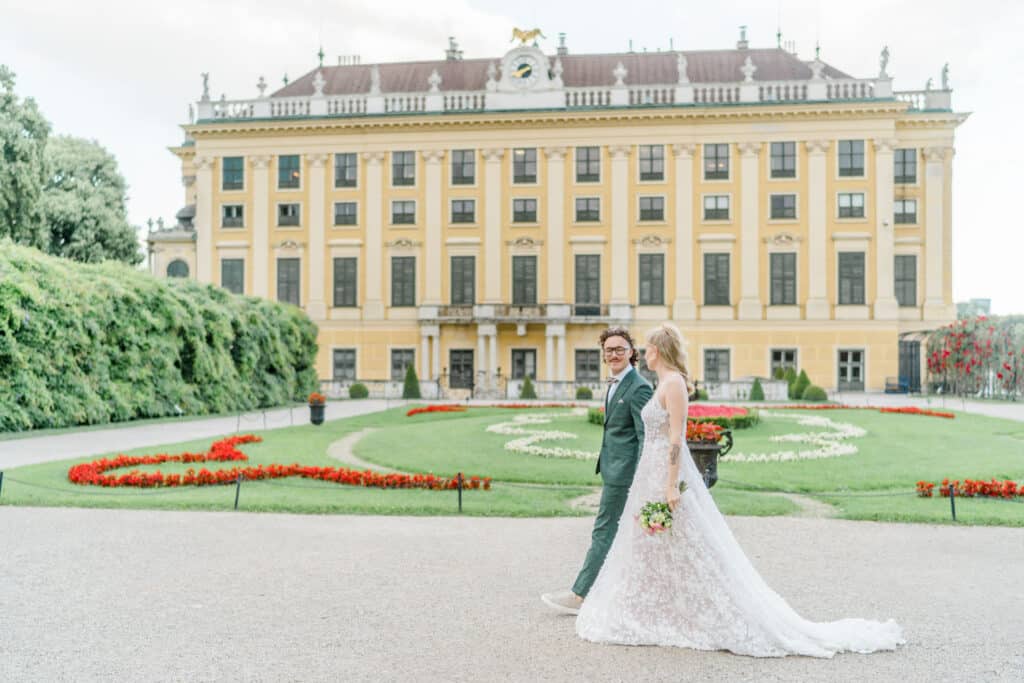 Schloss Schönbrunns Brautpaar Schloss